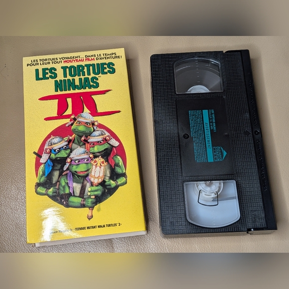Other - Teenage Mutant Ninja Turtles 3 VHS Tape French Tested